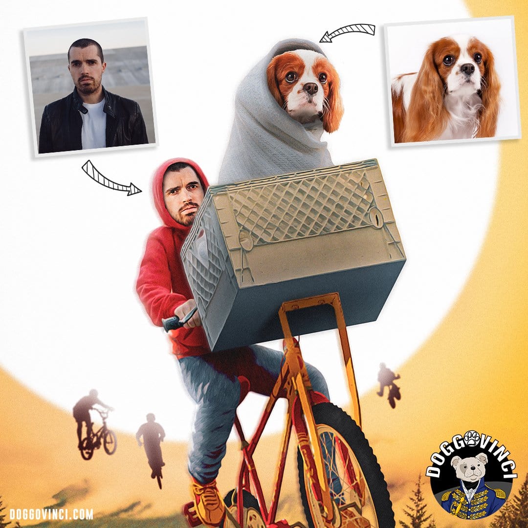 'Doggo-Terrestrial' Personalized Pet/Human Canvas