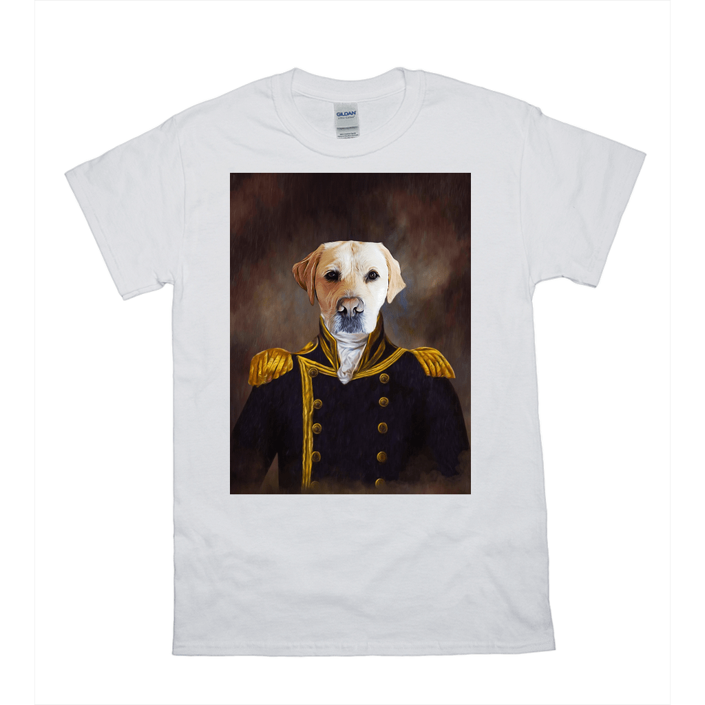 'The Captain' Personalized Pet T-Shirt
