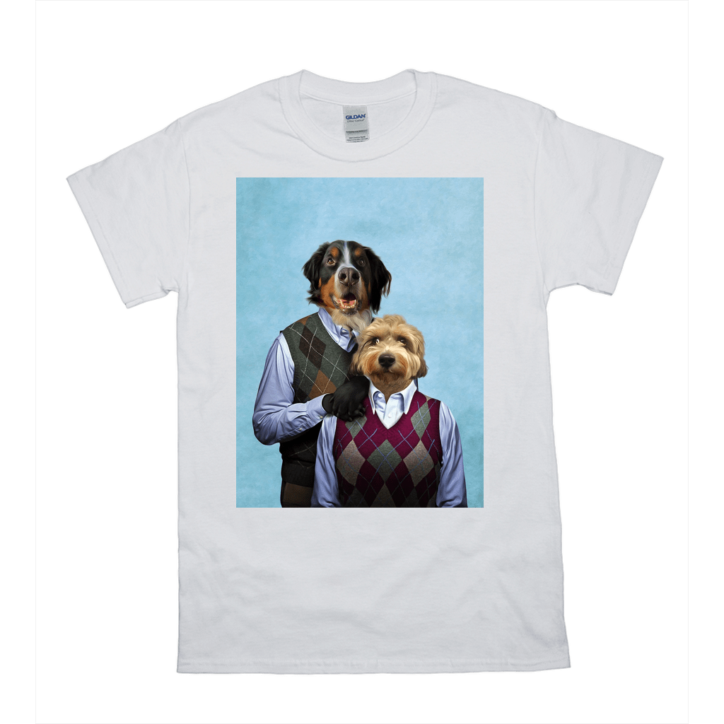 'Step Doggo & Doggette' Personalized 2 Pet T-Shirt