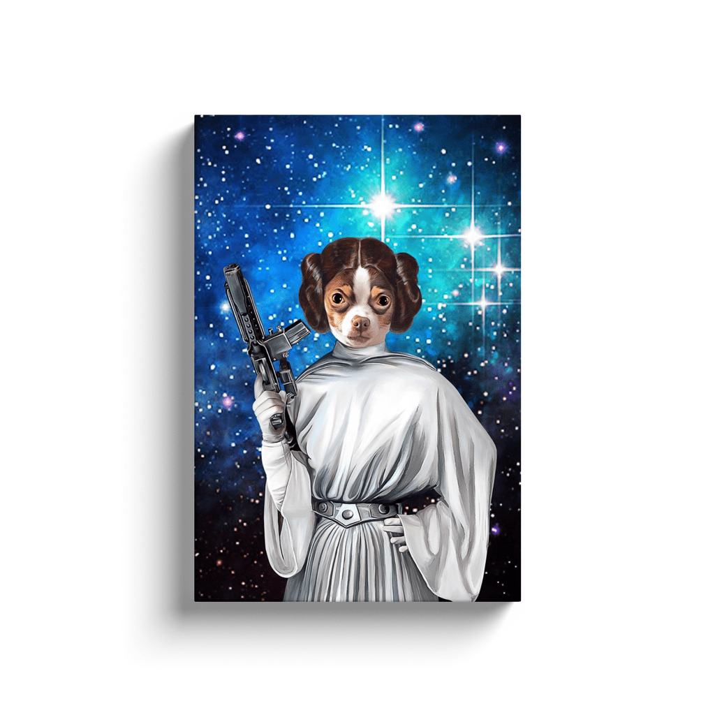 'Princess Leidown' Personalized Pet Canvas