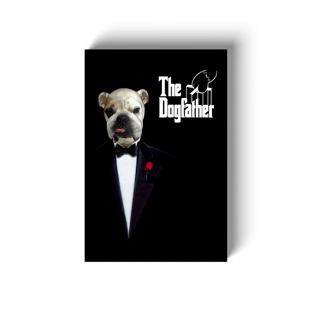 The Dogfather: Personalized Pet Canvas
