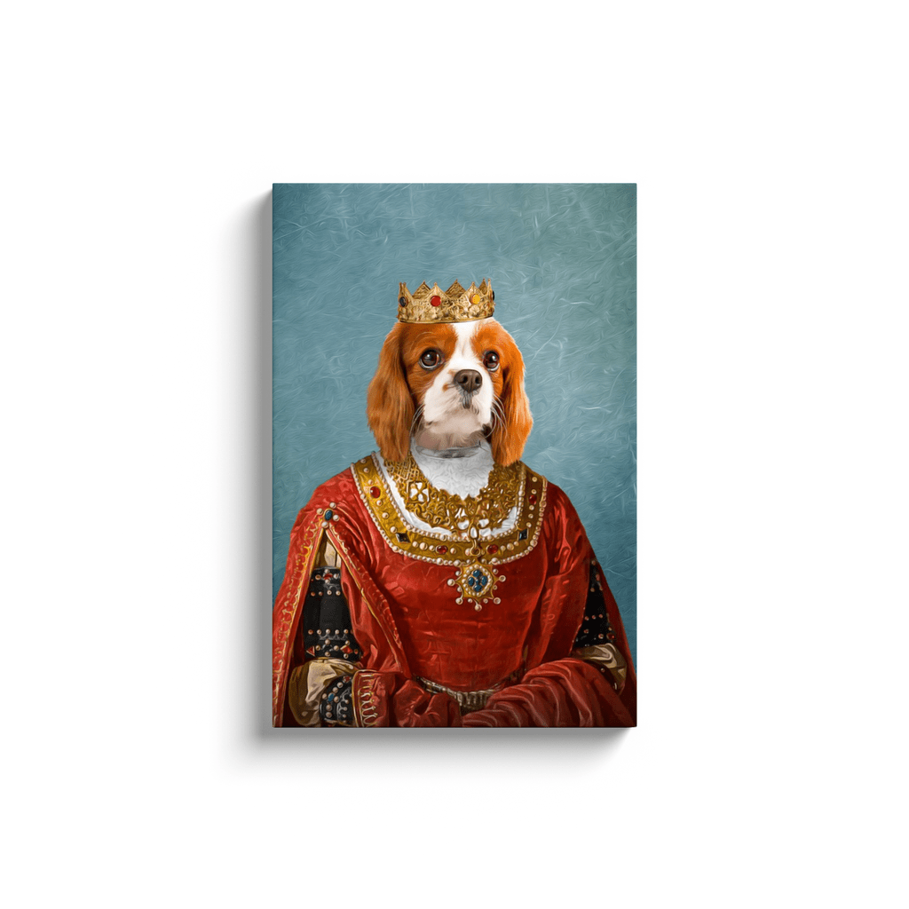 'The Queen' Personalized Pet Canvas
