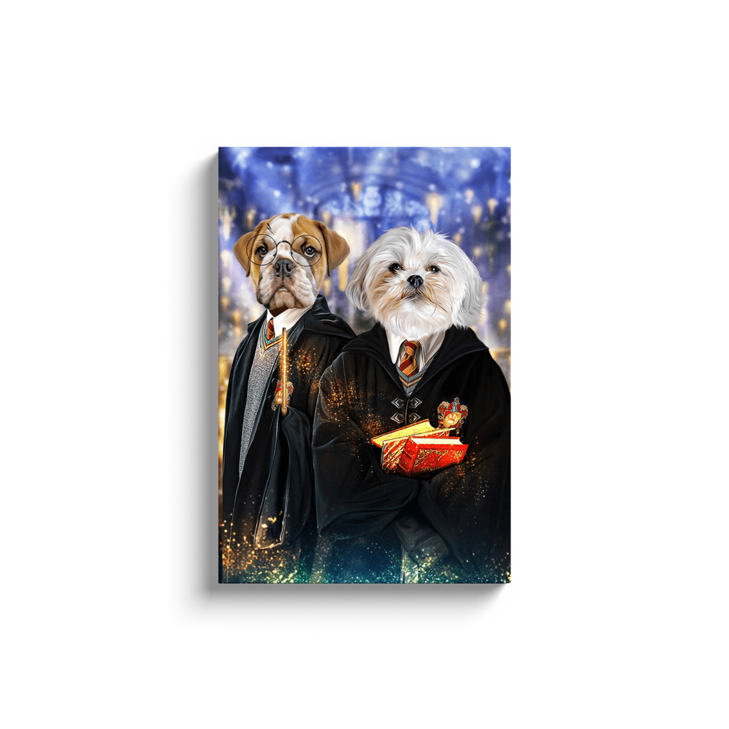 'Harry Doggers 2' Personalized 2 Pet Canvas