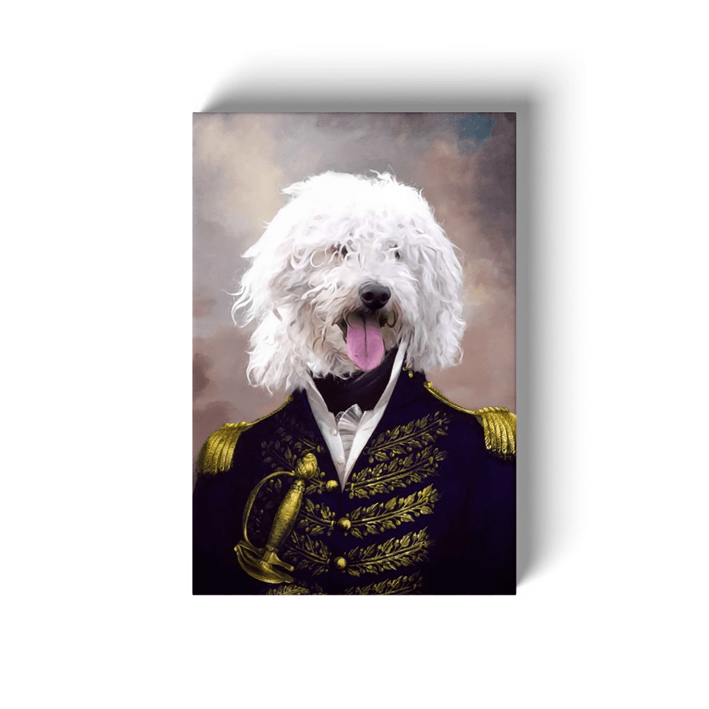 The Admiral: Personalized Pet Canvas