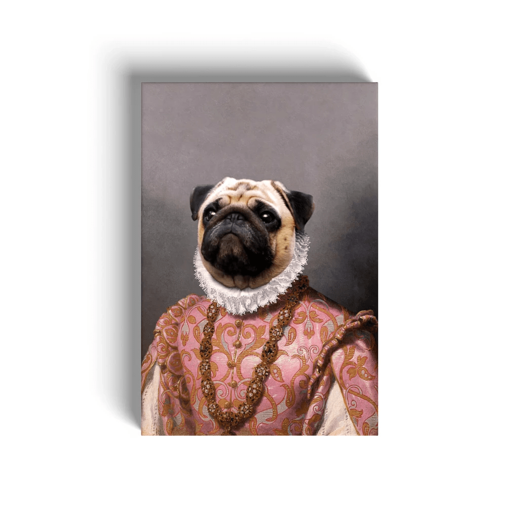 The Archduchess: Personalized Pet Canvas