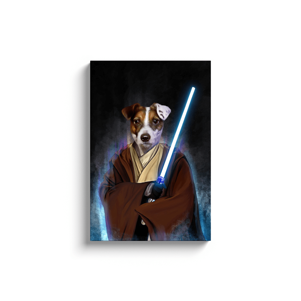 'Doggo-Jedi' Personalized Pet Canvas