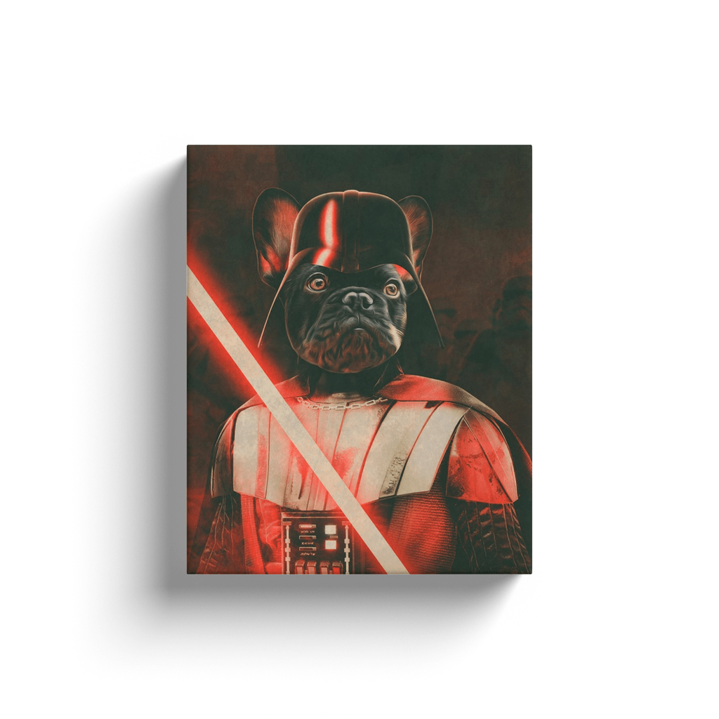 'Darth Woofer' Personalized Pet Canvas