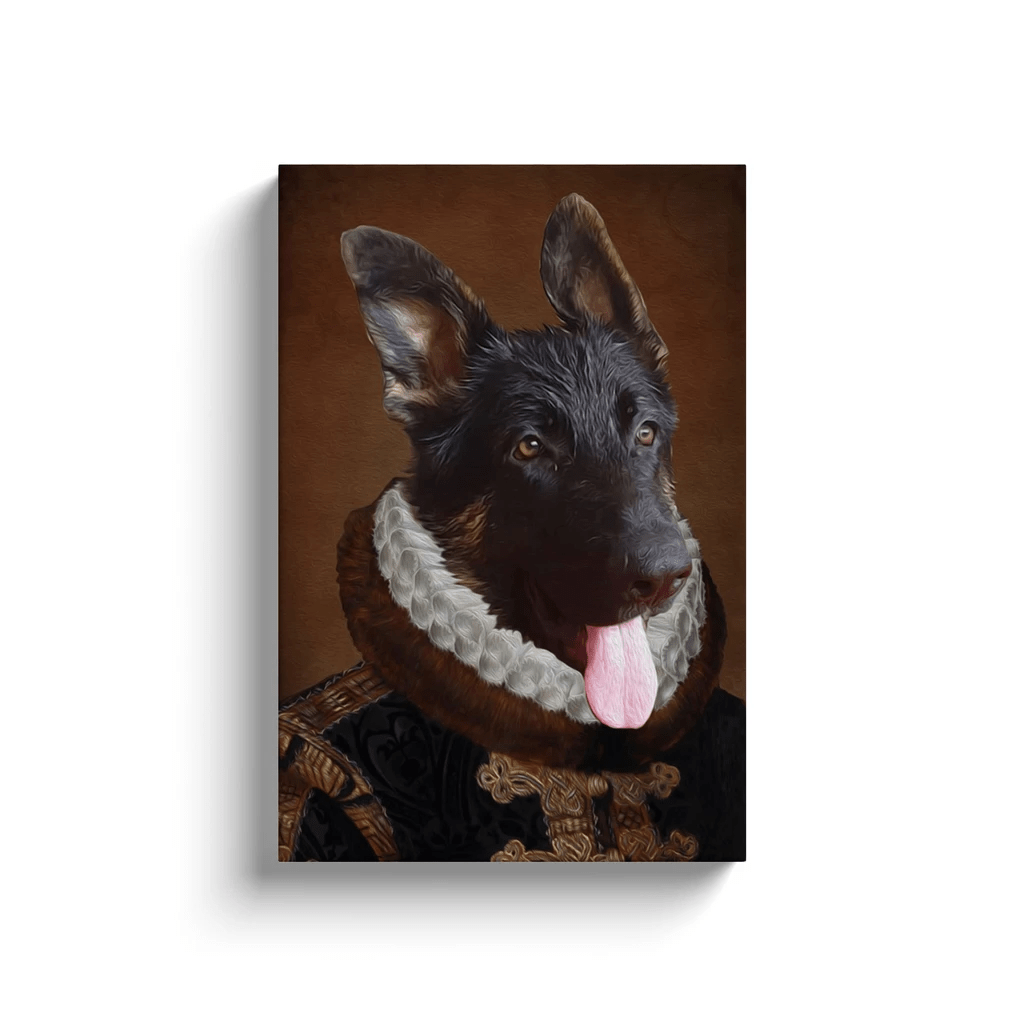 The Duke: Personalized Dog Canvas