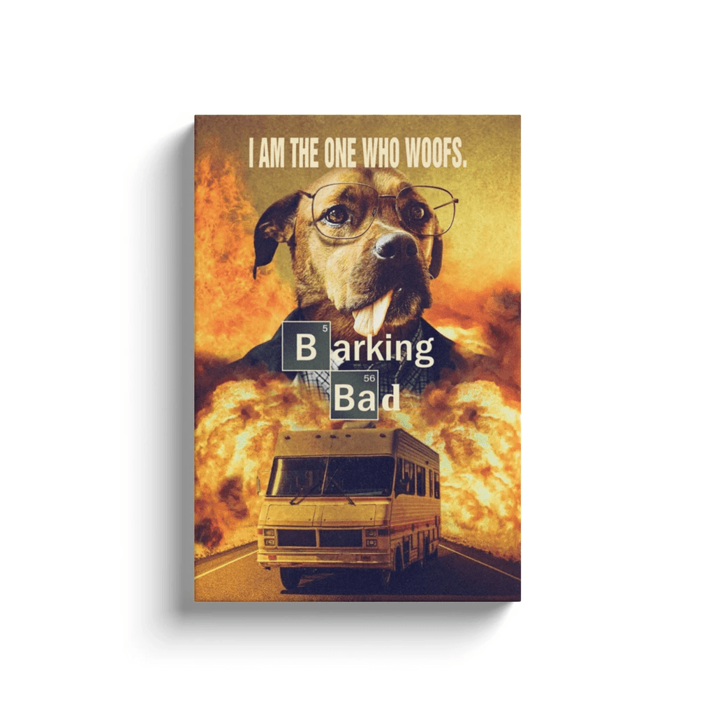 Barking Bad: Personalized Pet Canvas