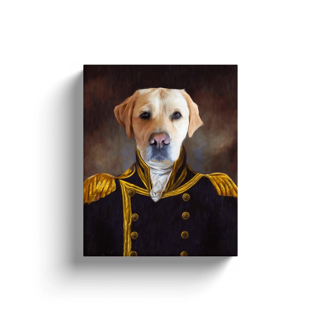 The Captain: Personalized Pet Canvas