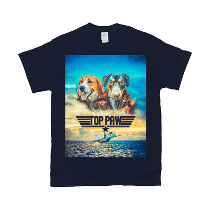 'Top Paw' Personalized 2 Pet T-Shirt