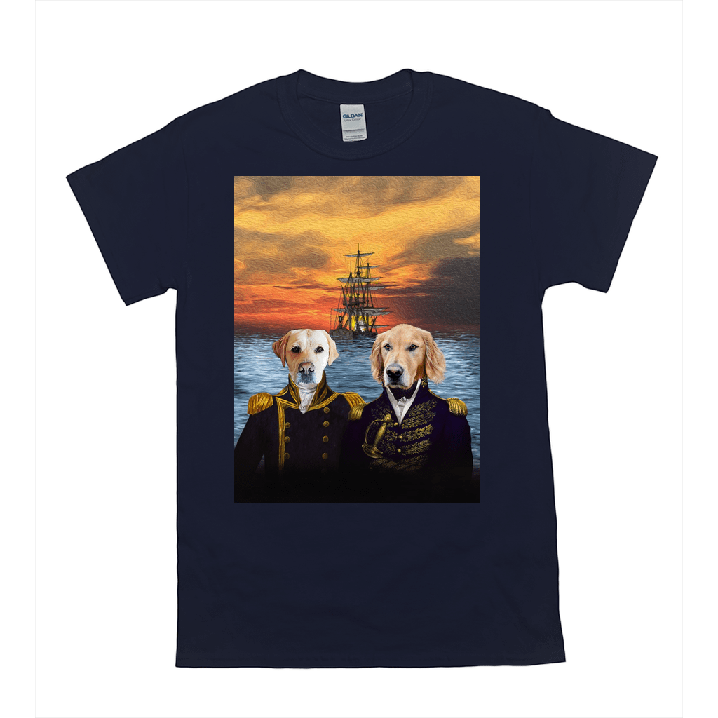 'The Explorers' Personalized 2 Pet T-Shirt