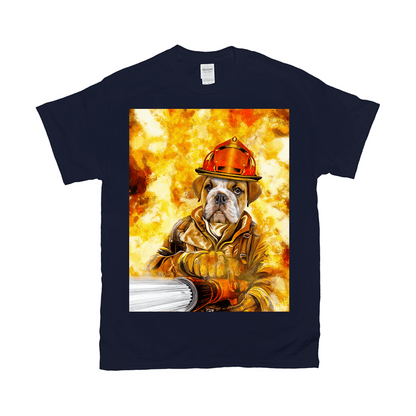 'The Firefighter' Personalized Pet T-Shirt