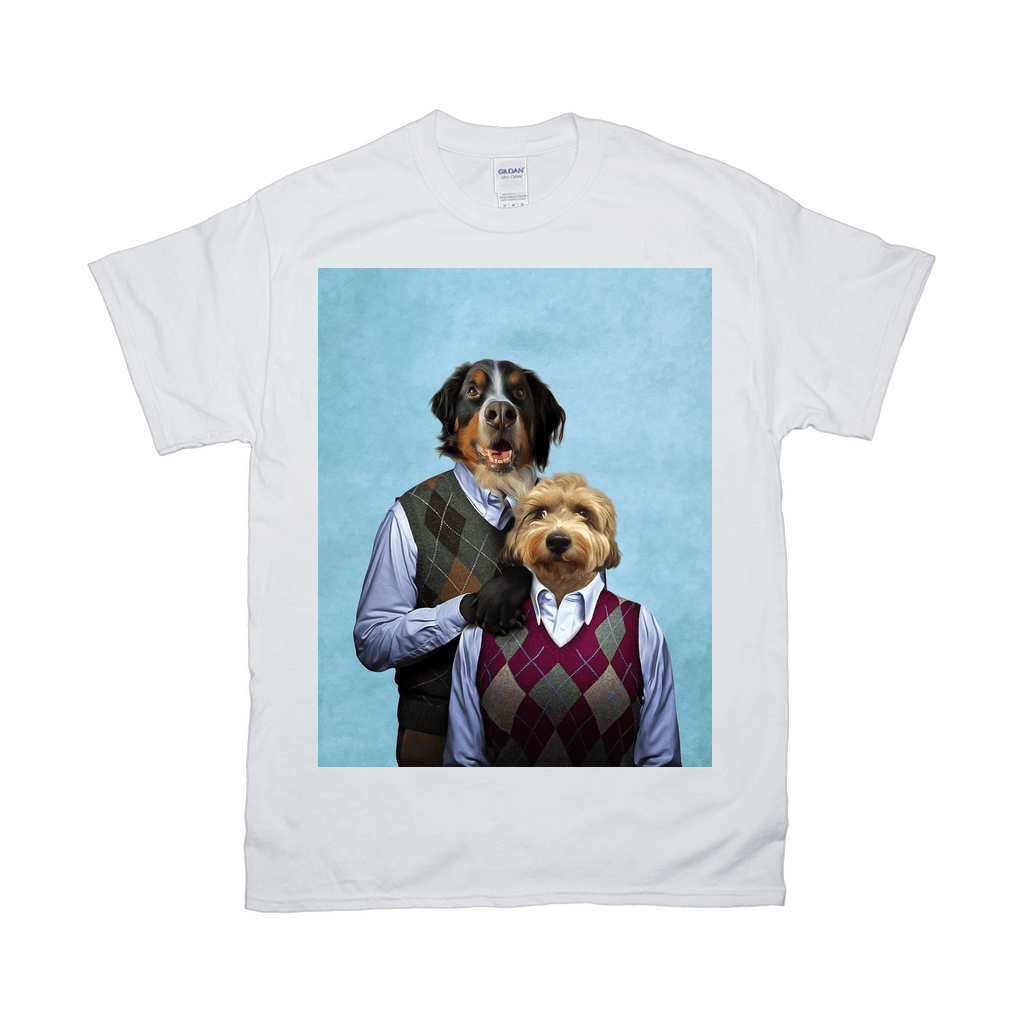 'Step Doggo & Doggette' Personalized 2 Pet T-Shirt