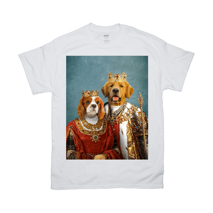 'King And Queen' Personalized 2 Pet T-Shirt