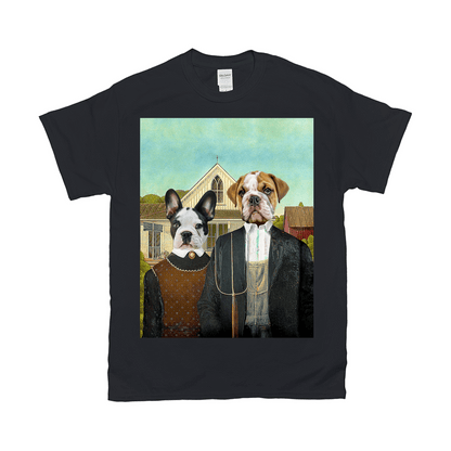 'American Pawthic' Personalized 2 Pet T-Shirt