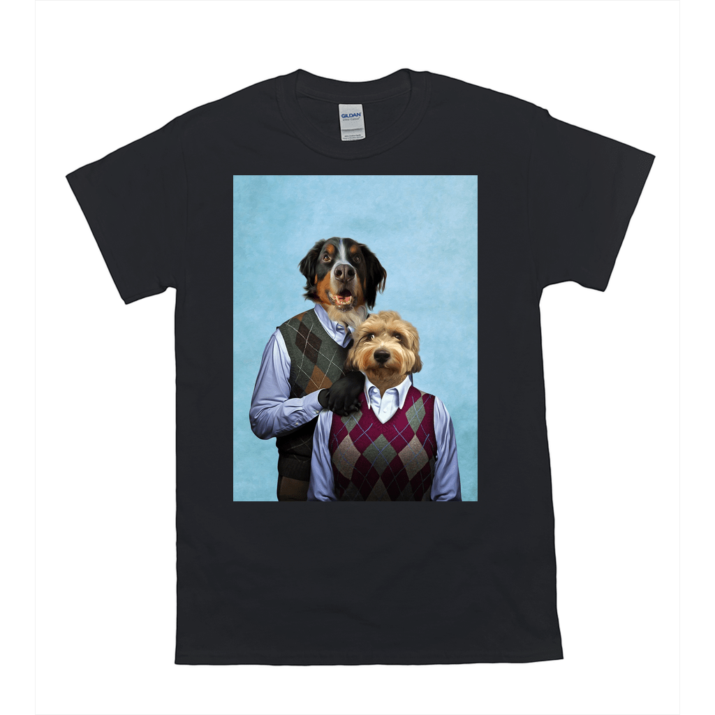 'Step Doggo & Doggette' Personalized 2 Pet T-Shirt