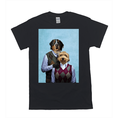 'Step Doggo & Doggette' Personalized 2 Pet T-Shirt