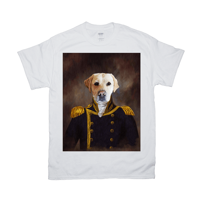 'The Captain' Personalized Pet T-Shirt