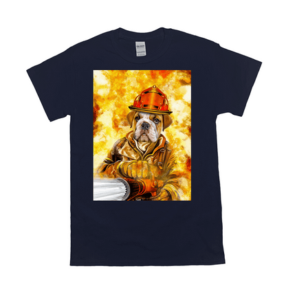 'The Firefighter' Personalized Pet T-Shirt