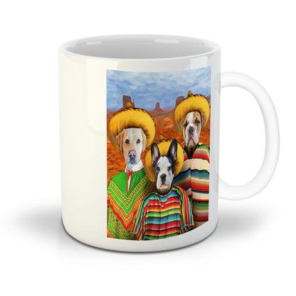 '3 Amigos' Personalized 3 Pet Mug