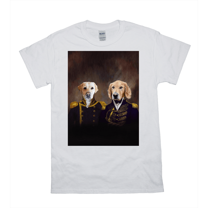 'The Admiral And The Captain' Personalized 2 Pet T-Shirt