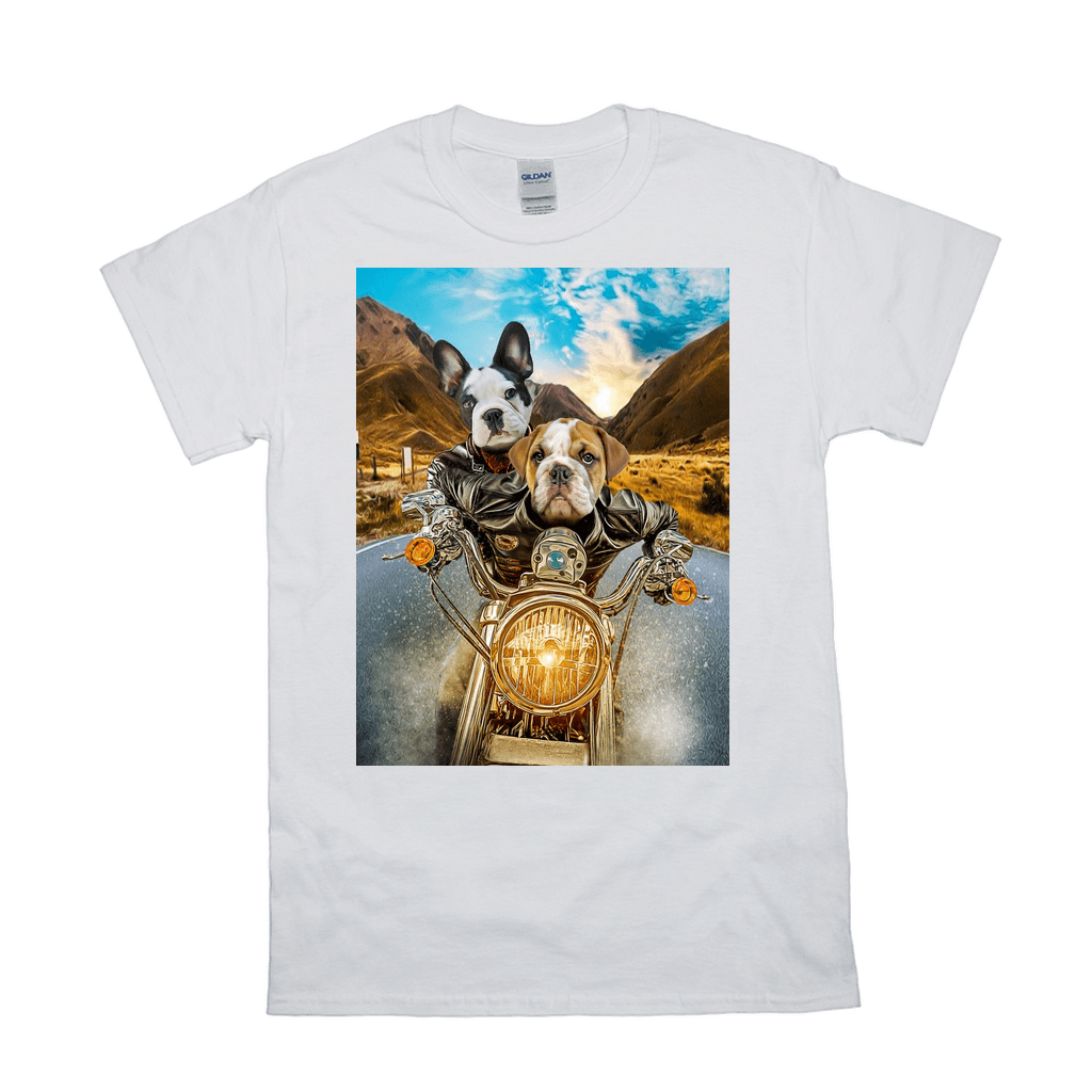 'Harley Wooferson' Personalized 2 Pet T-Shirt