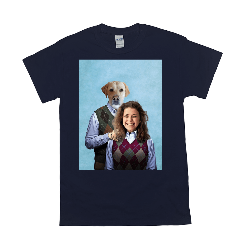 'Step Doggo & Human (Female)' Personalized T-Shirt