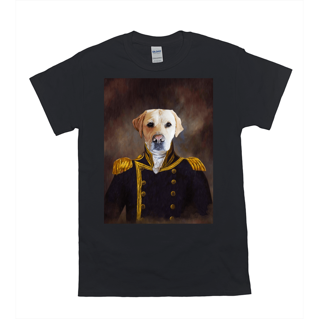 'The Captain' Personalized Pet T-Shirt