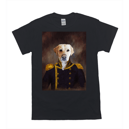 'The Captain' Personalized Pet T-Shirt