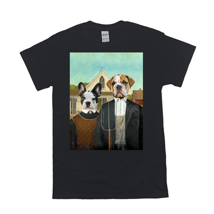 'American Pawthic' Personalized 2 Pet T-Shirt