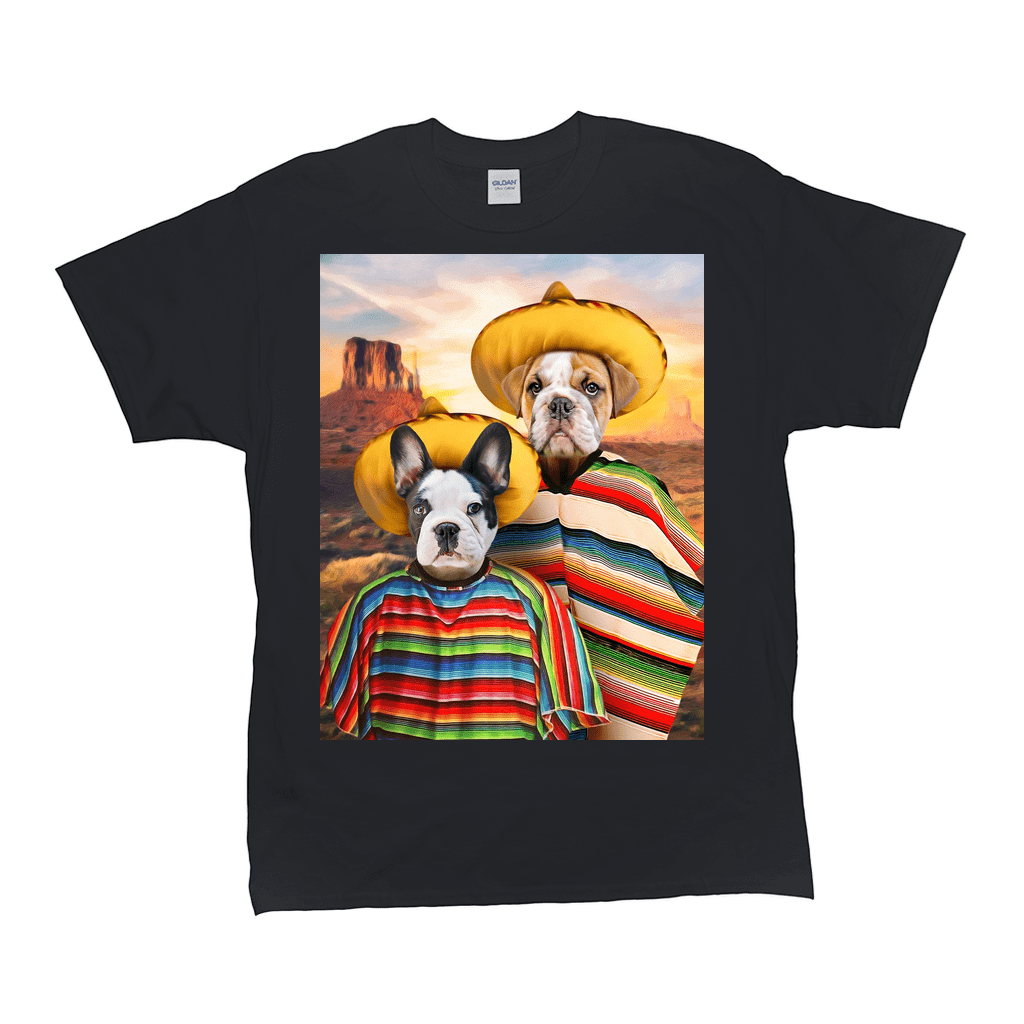 '2 Amigos' Personalized 2 Pet T-Shirt