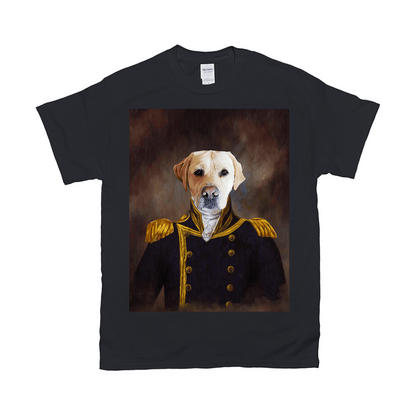 'The Captain' Personalized Pet T-Shirt