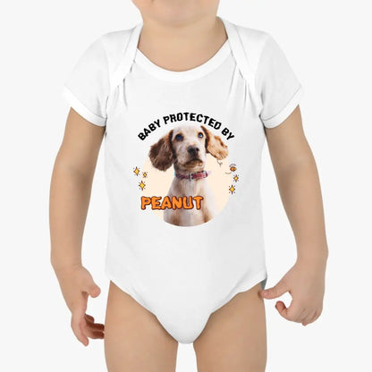 Live Customization: Baby Protected By Pet Onesie