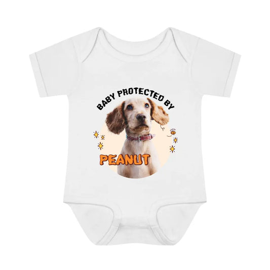 Live Customization: Baby Protected By Pet Onesie