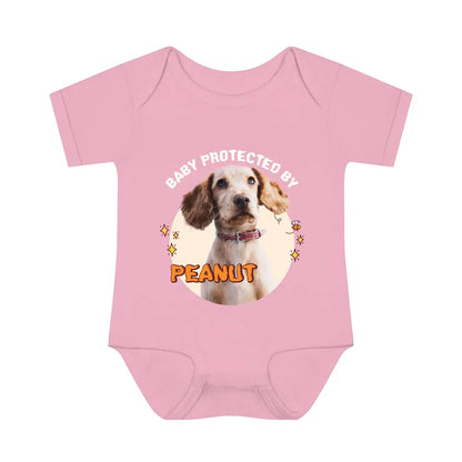 Live Customization: Baby Protected By Pet Onesie