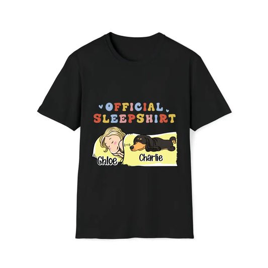 Official Sleep Shirt- Woman & 1-3 Dogs
