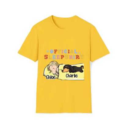 Official Sleep Shirt- Woman & 1-3 Dogs