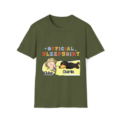 Official Sleep Shirt- Woman & 1-3 Dogs