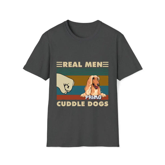 Real Men Cuddle Dogs - Tshirt