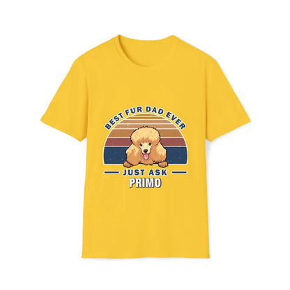 Best Fur Dad - Personalized T Shirt