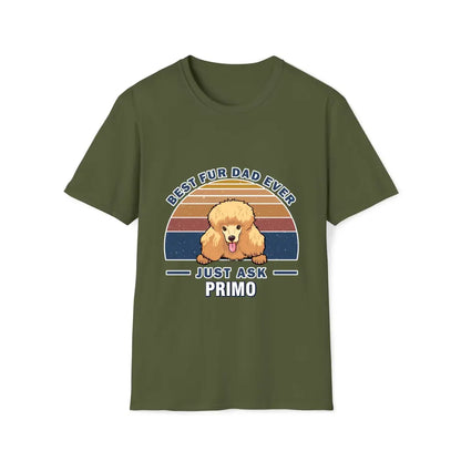 Best Fur Dad - Personalized T Shirt