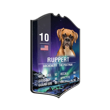 Pet Sport Card Plaque