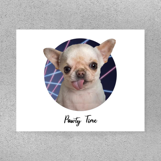 Live Customization Minimalist Posters (1-6 Pets)
