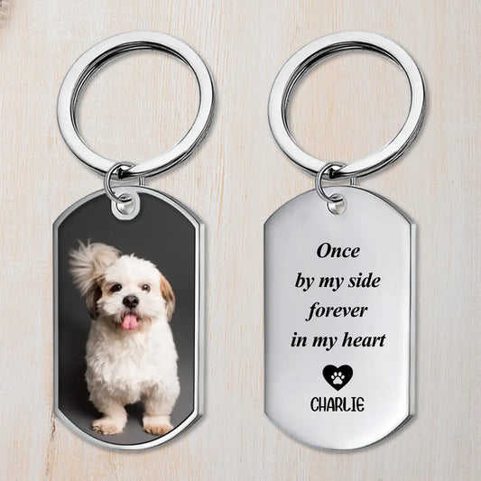 Personalized Pet Memorial Keychain