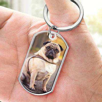Personalized Pet Memorial Keychain