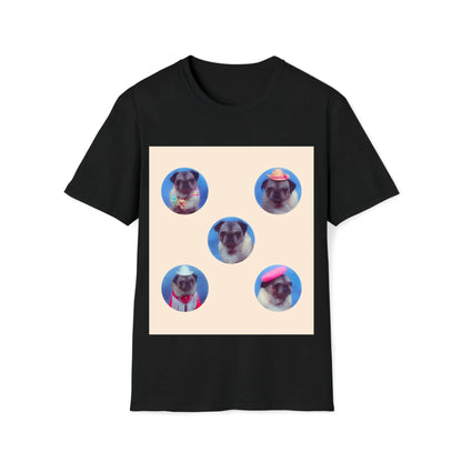 Retro Pose Circles Canvas