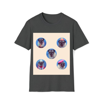 Retro Pose Circles Canvas
