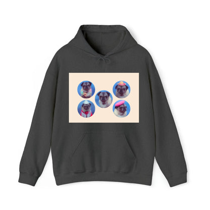 Retro Pose Circles Canvas