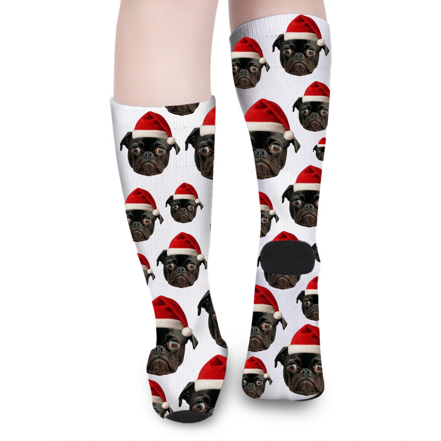Live Customization Pet Christmas Facemash Socks